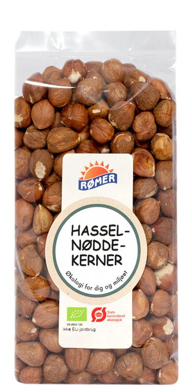 Hasselnøddekerner 400 g. Økologisk